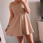 Mabel mable plaid lace up back dress  Photo 0