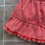 Marc Jacobs Red and White Eyelet Mini Skirt Photo 5