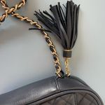 Amanda Smith  Blue patent quilted chain strap cross body purse Photo 3