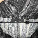 Apt. 9  Abstract Print 3/4 Sleeve Shark Bite Hem Cowl‎ Neck Sweater Photo 2