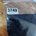 Candie's Womens Embellished Top XL Black Sequin Stripe Scoop Neck Party Y2K Retro Photo 5