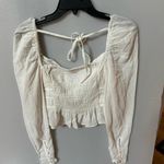 Free People Aurora Top Blouse Crop White Size XS (see Description) Photo 4