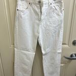 ZARA High waisted White Mom Jeans Photo 0
