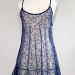 PilyQ Starry Dress in Starlight Swim Coverup Navy Photo 2