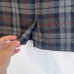 35th & 10th VTG Tartan Plaid Wool Blend Straight Skirt Size 12 Office Career Gray Photo 3