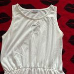 Spinns Kawaii Japan White Sleeveless Tank Heart Cutout Dress S Photo 1