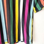 ASOS Women’s 0 Multicolored Stripe Short Sleeve Crew Neck Tee Photo 3