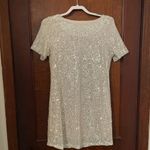 7 For All Mankind Sequin Dress in Silver Photo 1