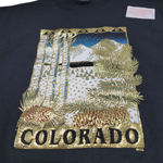 Hanes Vintage  Sweatshirt Size Large Colorado Graphic Print Sweater New Deadstock Unisex Sweatshirt Photo 2