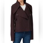 Tibi  Peacoat Hendrick Jacket in Plum Wool Blend Photo 1