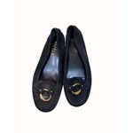 Lauren Ralph Lauren women’s black suede leather shoes loafers size 7B SKU 4886 Photo 7