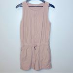 Athleta ‎ Farallon Romper Sleeveless Mocha Latte Size M Photo 2