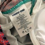 Lands' End Tankini Top Underwire Removable Pads Tummy Control Pink Green 6 Photo 2