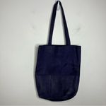 Noonday collection blue‎ purple leather tote bag Photo 1