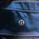 Lululemon  Razorback Mesh v neck sports bra blue athletic yoga Pilates Pattern 10 Photo 3