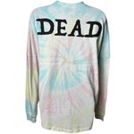 NEW Spirit Jersey Skeleton “Dead” Spellout Halloween Holiday XS Yellow Photo 4