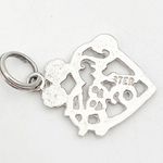 VINTAGE Charm Sterling Silver 925 Sweet 16 for Bracelet 3D Birthday Girl Heart Photo 1