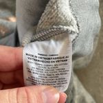 Nike  Air Rose Gold Logo Metallic Grey Crop Sweatshirt Size Medium Photo 5