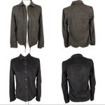 Yansi Fugel Reversible Wool/Silk Brown Jacket XS Photo 9