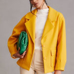 Anthropologie Avec Les Filles Oversized Utility Jacket in Yellow Small Photo 0