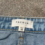 PacSun  patchwork jean skirt raw hem Size 28 Photo 3
