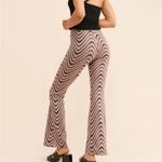 Urban Outfitters | UO Bryn Pull On Flare Brown Motif Y2K Pants Size S Photo 3