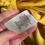 Alice + Olivia NEW NWT  Powell Pleated Wide Leg Cutout Jumpsuit Golden Rod Yellow Photo 11