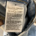 Old Navy  Jeans Womens Sz 28 OG Straight High Rise Extra Stretch Ripped Light Photo 3