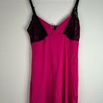Pink & Black Lace Slip Dress Photo 1