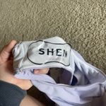 SheIn lilac purple cutout one piece swimsuit Photo 2