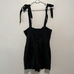 Anthropologie  Hutch NWT Black Corset‎ Tie Strap Romper Playsuit Size 6 Photo 6