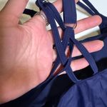 Tempt Me  navy‎ Tankini Abstract bottoms Large cross cross straps in back Photo 4