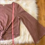 Gianni Bini bell sleeve front tie knot sweater Photo 4