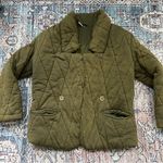 Free People Tawny Pillow Puffer Jacket Coat Washed Green Oversized Size Small Photo 8