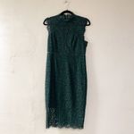 Bardot  Lace Illusion Sheath Dress in Green Size 6 Photo 1