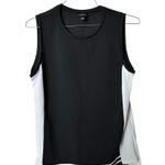 Worthington Women's Black and White Sleeveless Dress Blouse Top Sz M Photo 0