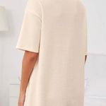 SheIn Off White Sweater Dress Photo 1