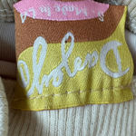 Dazey LA  Reflect Floral Figure‎ Velour Half Zip Cropped Pullover Track Top Sz S Photo 1