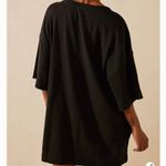 Free People FP BEACH | Essential Extreme Tee Mini Dress Black | Medium Photo 1