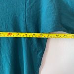 Demylee New York Aqua Blue Wide Neck Long Sleeve Shirt Women's size Medium Photo 5