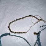 Pura Vida Set‎ of Three Blue and Gold Bead Stackable Bracelets Blue Photo 2