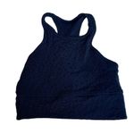 Strut this  One Size Navy Black Racerback Sports Bra No Padding Leopard‎ Cheetah Photo 0