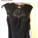 Betsy and Adam Black Floor Length Dress Photo 2