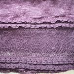 Jessica Simpson Dark Lace Ruffle Asymmetrical Dark Fairy Dark Coquette Purple M Photo 3