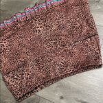 Lucky in Love 18" High Rise Animal‎ Print Pleated Pocket Golf Skirt Skort Size M Brown Size M Photo 4