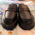 SHUSHOP 7.5 Trixie Loafer Mules Slides Clogs NIB Black Photo 2