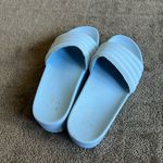 mix no. 6  Cortlynn Slide Light Blue Platform Sandals Photo 2
