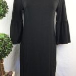 White House | Black Market Black Bell Half Sleeve Mini Shift Dress By  S Photo 2