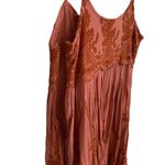 Urban Outfitters Jamie Babydoll Orange Terracotta Embroidered mini dress Photo 8