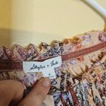 Skylar & Jade Size Small S Pink Boho Indie Flowy Oversized Top Blouse Tunic Top Photo 4